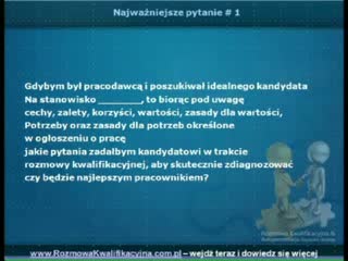 Rozmowa kwalifikacyjna – Najczęstsze pytania rekrutacyjne cz. 1 z 3