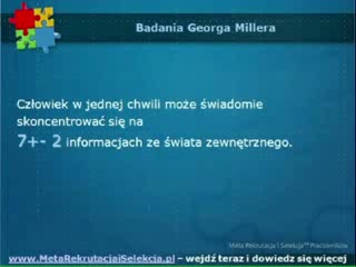 Meta Rekrutacja i Selekcja – ocena kompetencji i ocena personelu. cz. 1 z 2