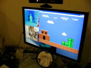 Mario na kinect