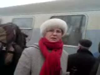 Walka o miejsce w pociągu