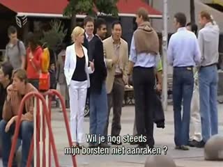 Hot Girl Asks Guys On the Street to Touch Her Breasts
