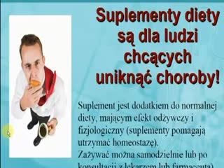 Suplementy = ZDROWIE