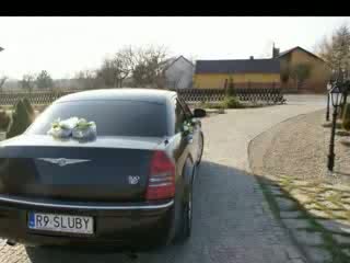 samochody do ślubu. chrysler 300c, wesele w krakowie, limuzyny, www.nasluby.pl