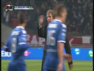 Kibol przerwał mecz Ajax Amsterdam - AZ Alkmaar