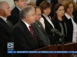 Lech Kaczyński i komórka