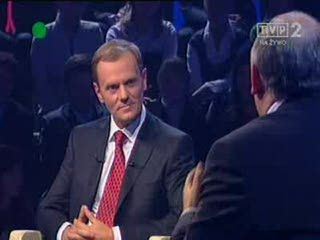 Debata Tusk Kaczynski Co ceni premier