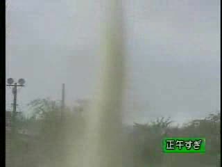 Tornado podczas meczu piłki nożnej!