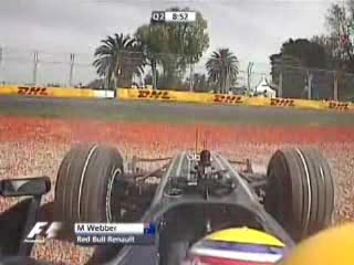 Mark Webber - wypadek w Australii
