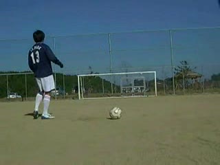 Korean Amateur Player Free kick
