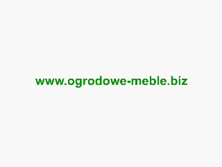 Producent mebli ogrodowych