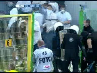 Zadyma na meczu Legia-Wisla