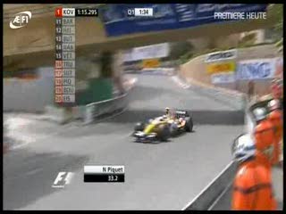 Grand Prix Monako - Nelson Piquet Jr - kwalifikacje - www.V10.pl