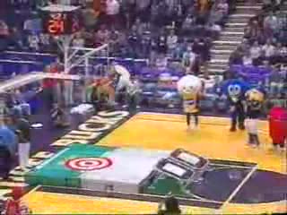 Wpadki maskotek z NBA 2008