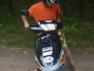 honda bali cbr 100 blahovsky tuning burnout