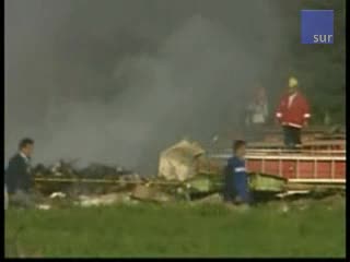 Samolot roztrzaskał się o dom