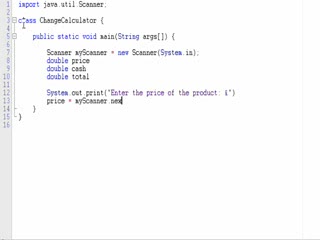 Java kalkulator - programowanie zmian