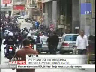 Ateny: imigrant maltretowany przez policję