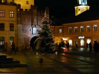 LUBLIN nocą 22-12-2008