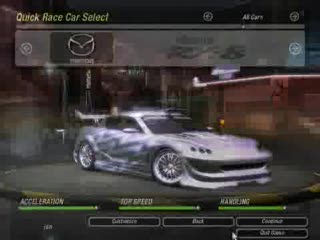 Moje samochy w NFSU2