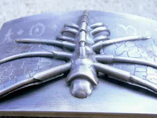 Sprzączka do paska. Srebro. Buckle silver.