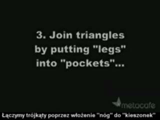 PIĘKNY Łabędź origami- zrobiony z papieru