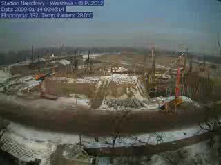 Budowa stadionu w Warszawie