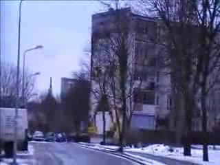 Lech Wałęsa- wizerunek na bloku w Gdańsku- Zaspie