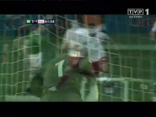Błąd Boruca w meczu Irlandia Północna - POLSKA (3:2) 28.03.2009