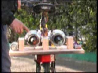 rower z silnikiem odrzutowym