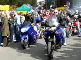 Parada motocykli w Skierniewicach