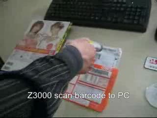 Bluetooth barcode scanner Z3000-scan to PC