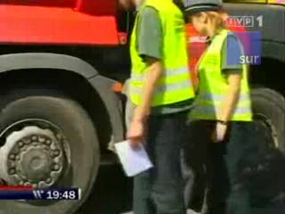 Zabetonowali wagi ważące tiry