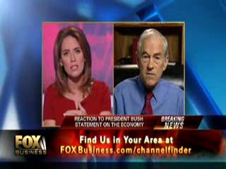 Ron Paul Fox Business Oct 14 2008
