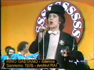 Rino Gaetano - Gianna (SANREMO 1978)