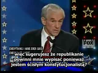 Ron Paul miażdży świstaki - polskie napisy