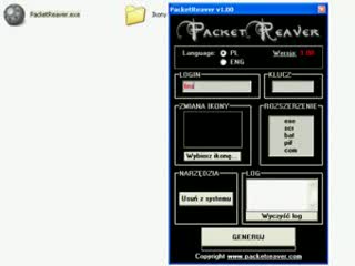 PacketReaver keylogger do Metin2, Tibia, SilkRoad, The Crims, Travian, Mu Online, Ogame, Margonem !!!
