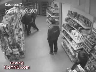 Bójka w supermarkecie