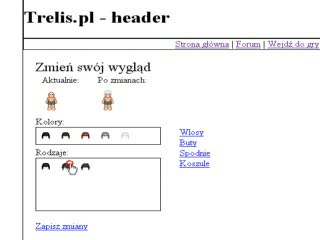 Trelis.pl - Generator wyglądu postaci