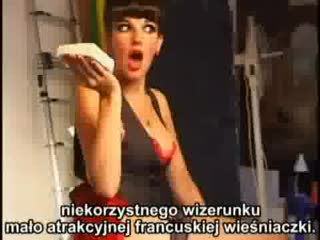 Seksowne Francuski reklamują sery