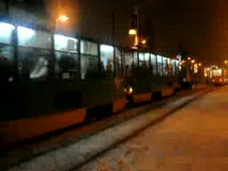 kulig za tramwajem