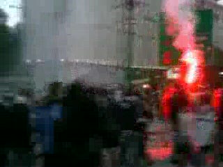 Przemarsz Kiboli Mistrza Polski 2010 na Stary Rynek_ Lech