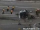 wypadek na autostradzie